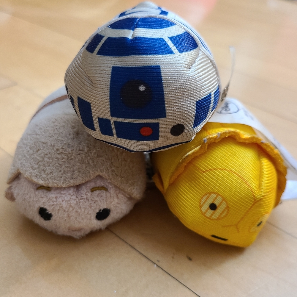 Star Wars Tsum Tsums Luke Sykwalker, R2-D2, C-3PO